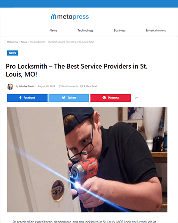 we are at metapress.com - Pro-Tech Locksmith q